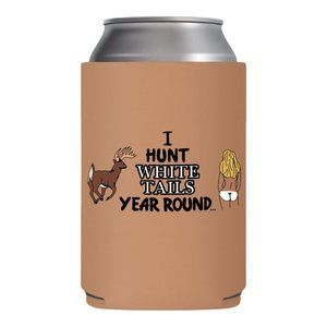 2 Funny beer coozie hunting fishing boating summer beach gag gift fathers day
